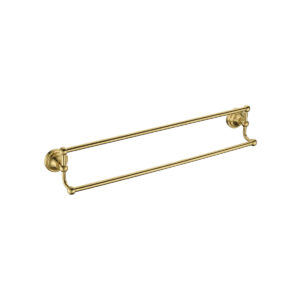 ราวพาดผ้าคู่ ยาว 60 ซม MATT GOLD