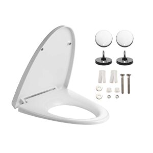 ฝารองนั่ง พร้อมน็อตยึดฝาและแป้นเกี่ยวครบชุด